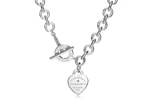 TIFFANY & CO. Return To Tiffany Collection 925 Sterling Silver Necklaces Women's Silver