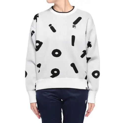 FILA Sweaters Women's White Turtleneck Moderate Other