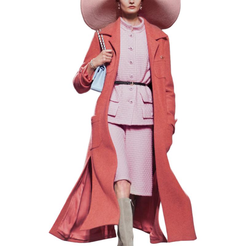 Женская куртка Chanel Coat (розовая)