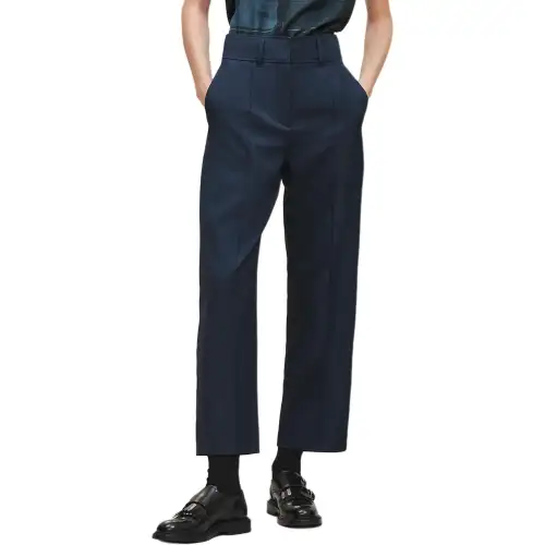 HERMES FW25 Casual Pants Women's Ink Blue