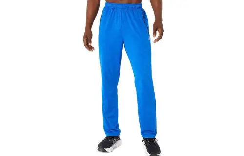 ASICS FP Casual Pants Men's Blue Moderate Straight Fit Pants