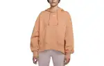 Nike Sweatshirts Women's Amber Brown Hooded Moderate Regular
