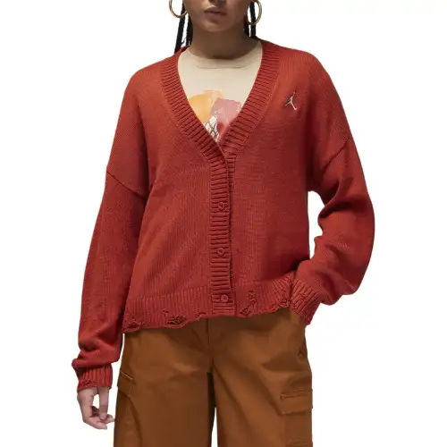 JORDAN Women's Distressed Cardigan