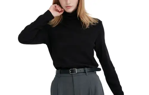 UNIQLO Knitwear Women's 09 Black Lapel Moderate Other