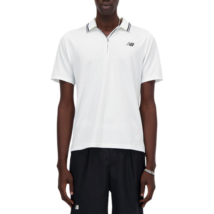Мужская футболка New Balance Polo (белая)