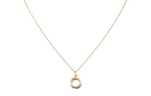 Cartier 2010s Trinity diamond necklace