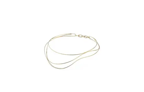 TIFFANY & CO. Elsa Peretti® 18K Gold Necklaces Unisex Gold