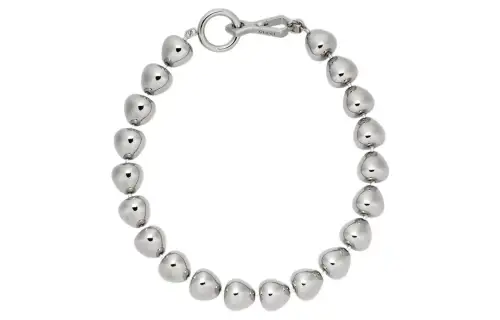 GUCCI Boule Chain Necklace 'Palladium Metal'