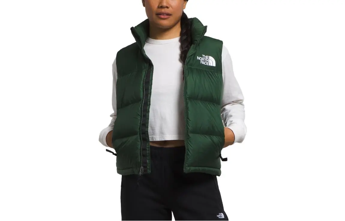 THE NORTH FACE Tank Tops Women's Green Stand Collar Moderate Other