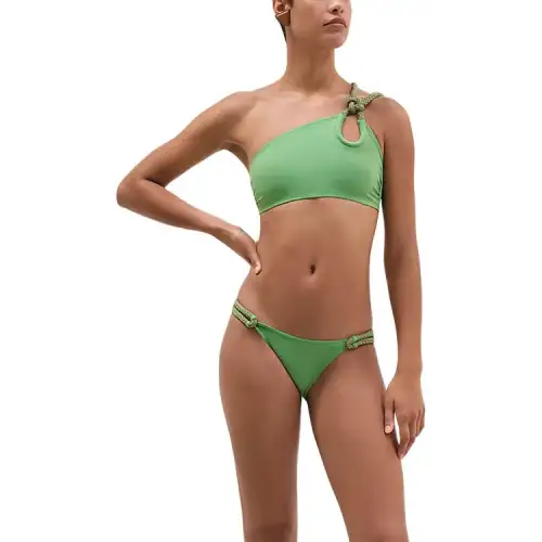 HERMES Bikinis Women's Green Moderate