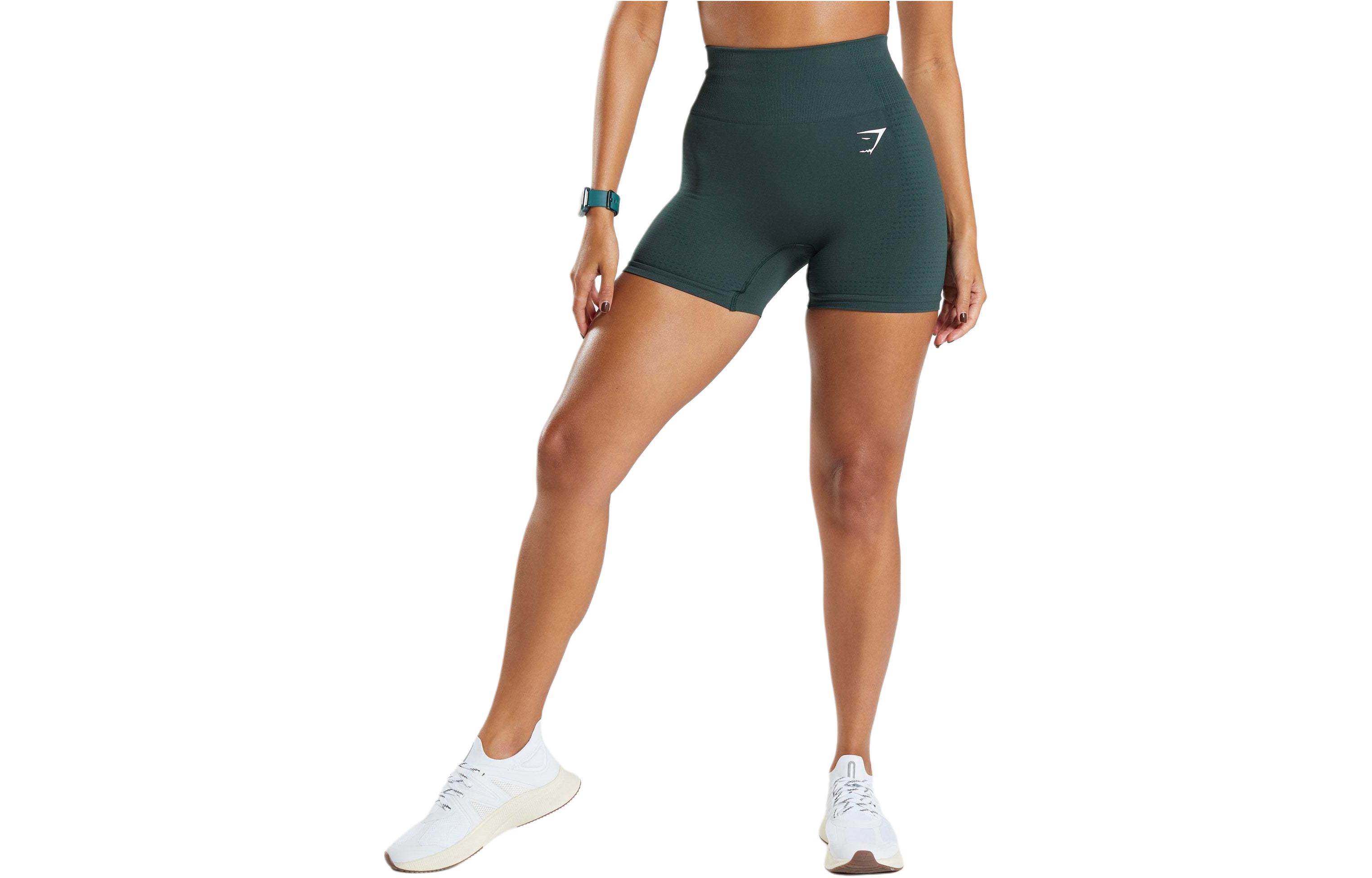 GYMSHARK VITAL SEAMLESS 2.0 SHORTS Sports Shorts Women’s Forestland Green Marlstone