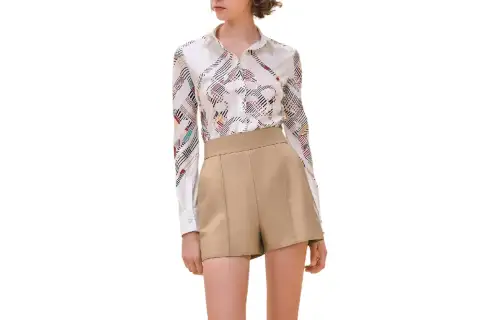HERMES SS24 Shirt Women's Multicolor
