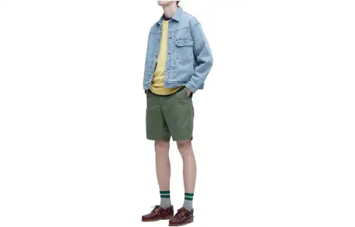 UNIQLO Casual Shorts Unisex Green Moderate