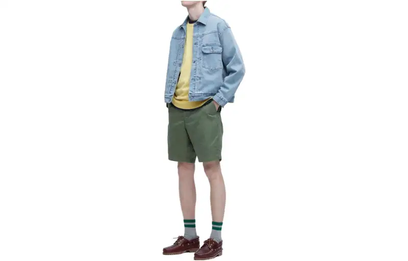 UNIQLO Casual Shorts Unisex Green Moderate