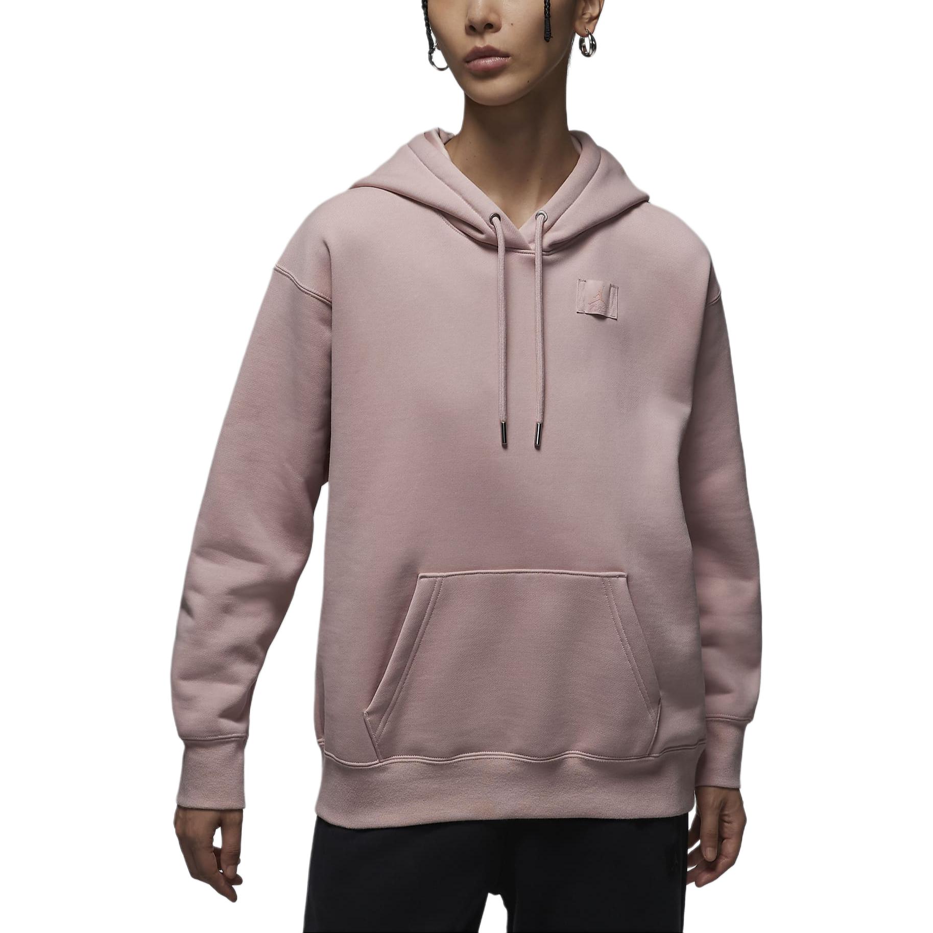 Женское худи Jordan Flight Fleece (розовое)