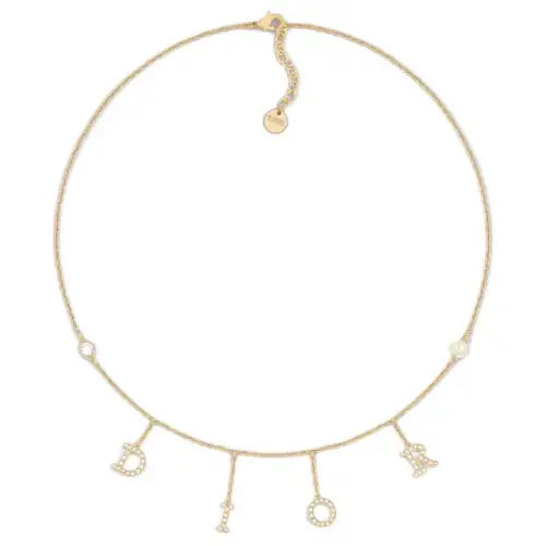 DIOR Metal Necklaces Women's Gold