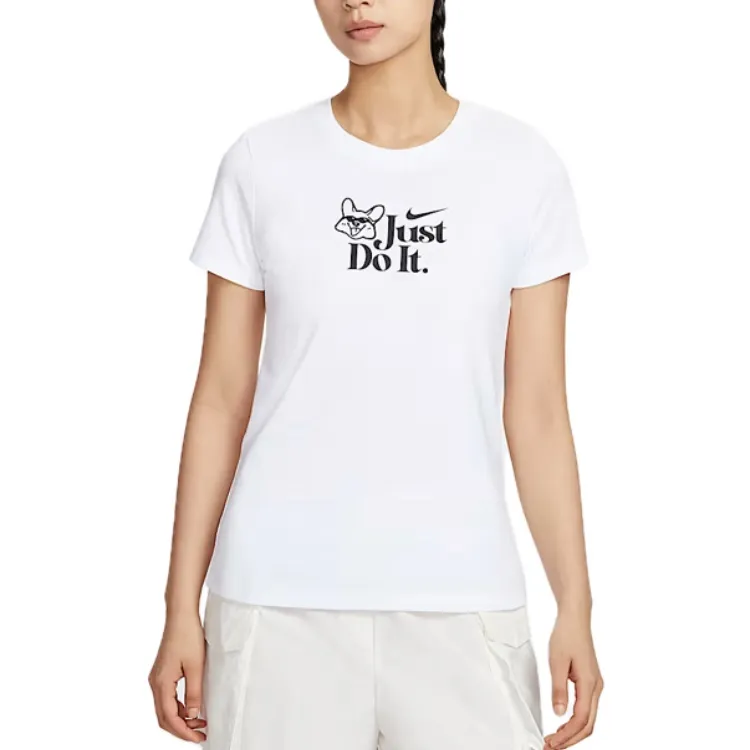 Nike Sportswear Regular Sleeve T Shirt Women's White