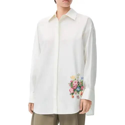 LOEWE Poplin Draped Shirt