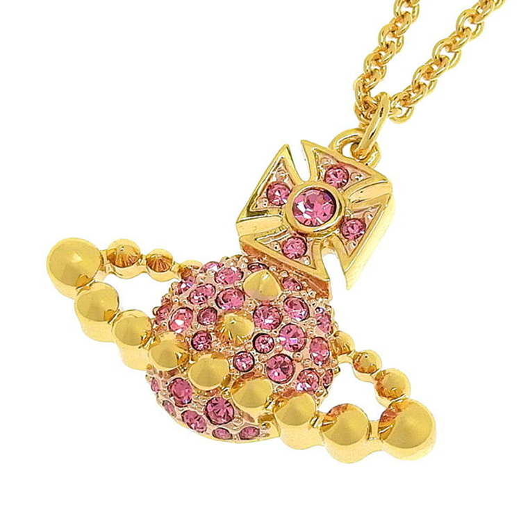 Кулон Vivienne Vivienne Westwood Lena / (золотой с розовым)