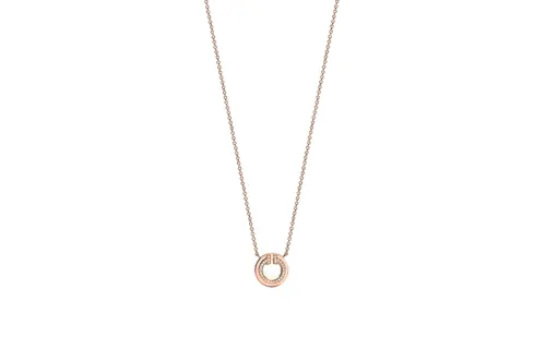 TIFFANY & CO. Tiffany, diamond golden necklace pearl, 18 carat, pink gold