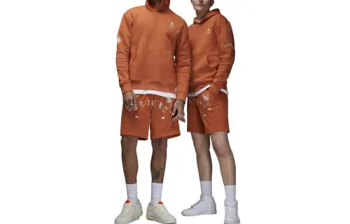 Jordan Casual Shorts Unisex Orange Moderate