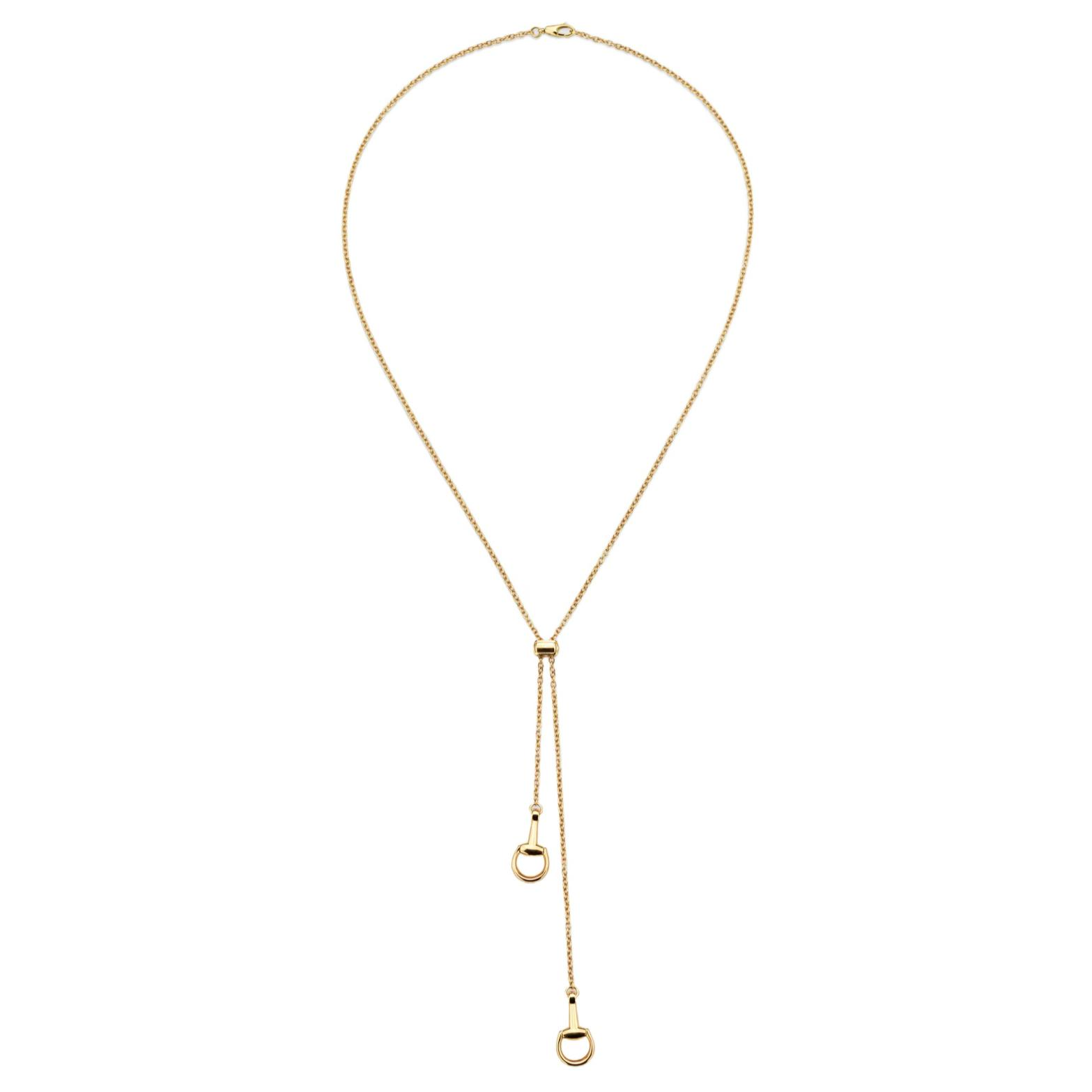 Gucci Horsebit 18K pendant necklace