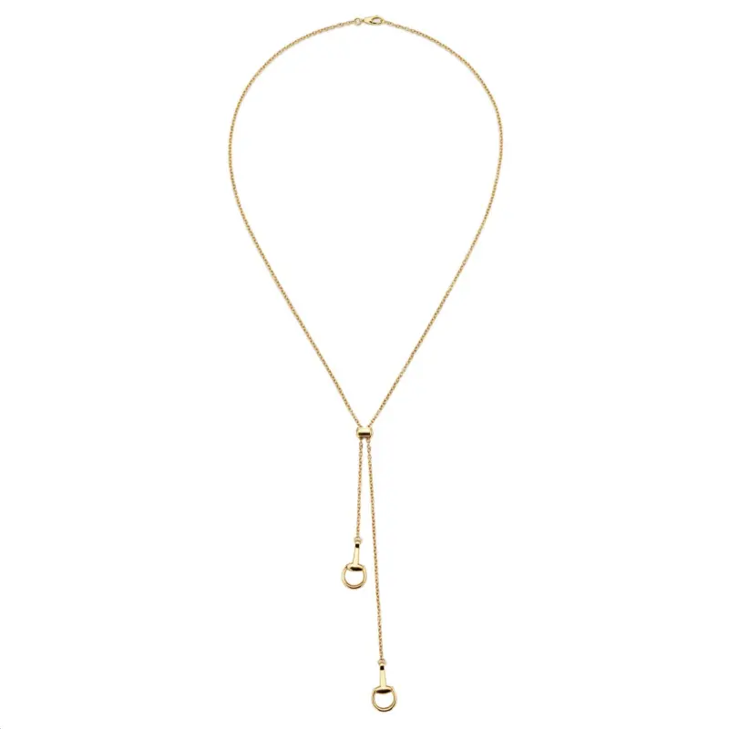 Gucci Horsebit 18K pendant necklace