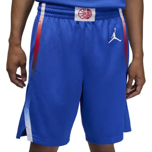 Jordan France Limited Road Basketball Shorts Men's Super Blue
