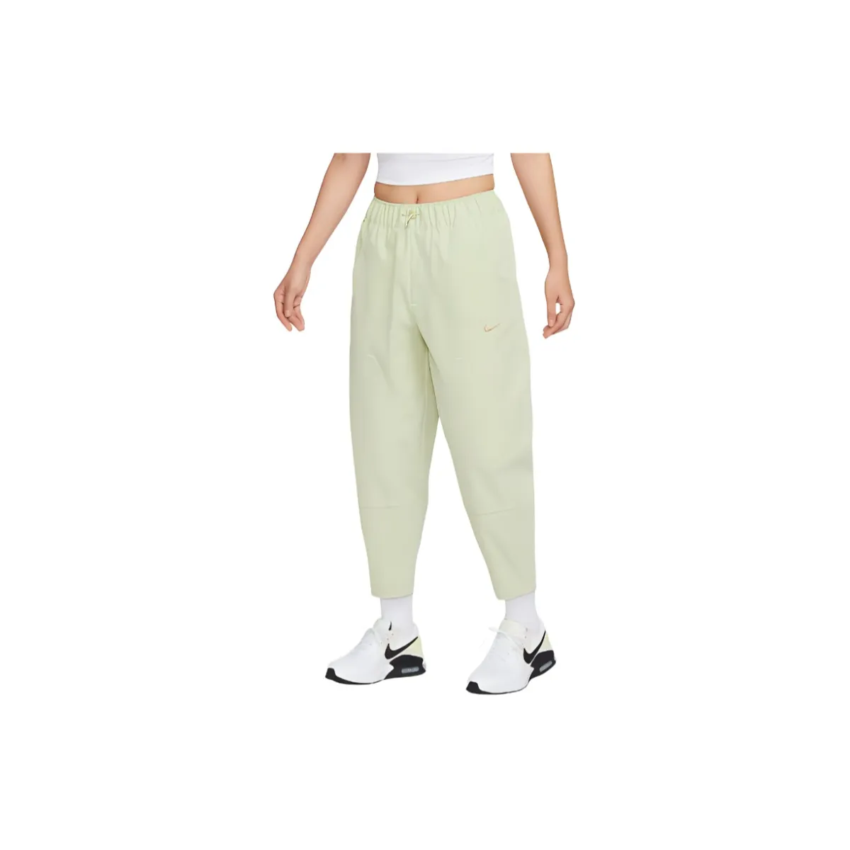 Nike Woven Casual Pants Women's Green Yellow