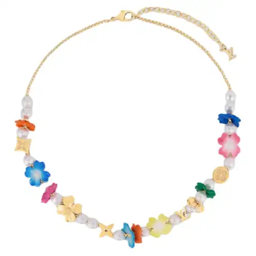 LOUIS VUITTON Lv Surfin' Flower Necklace