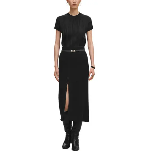 HERMES Knitwear Women's Black Crew Neck Moderate Other