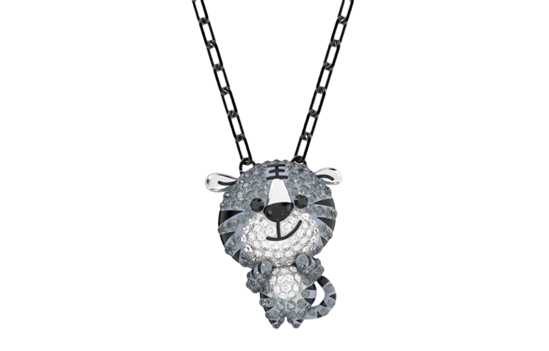 Кулон Swarovski Zodiac Tiger (черный)