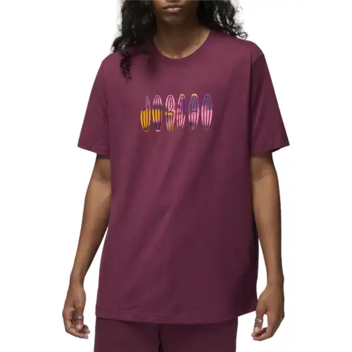 Jordan T Shirt Men's Cherrywood Red