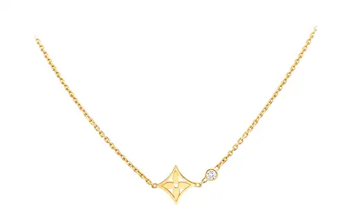 LOUIS VUITTON Idylle Blossom Pendant Yellow Gold And Diamond