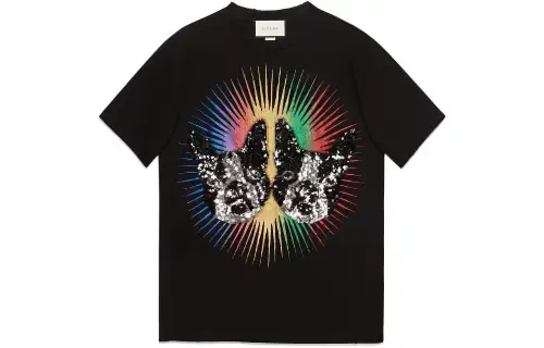 Gucci embellished-sequins print T-shirt