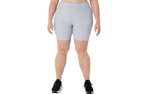Asics Rib Bike Short Casual Shorts Women's Gray