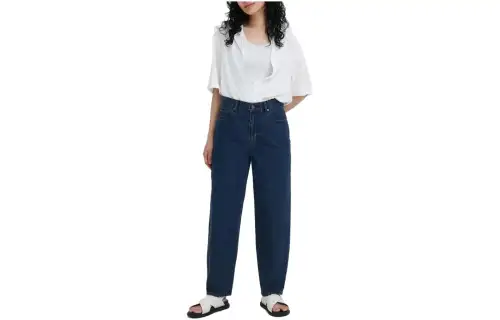 UNIQLO Jeans Women's Dark Blue Moderate Other