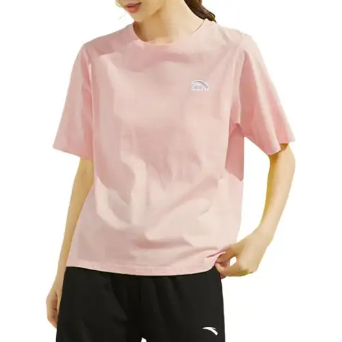 Anta Life Collection T Shirt Women's Hibiscus Powder