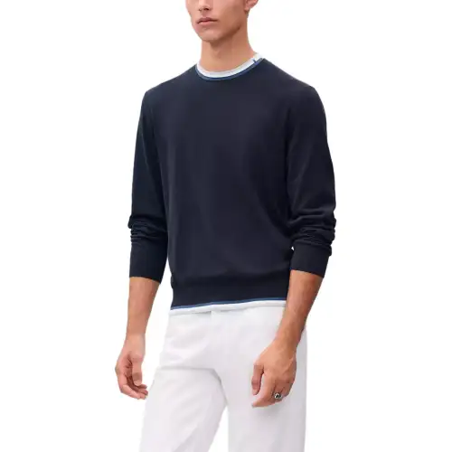 HERMES SS25 Knitwear Men's Marine Blue