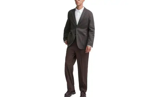 UNIQLO Business Suit Unisex Lead Gray