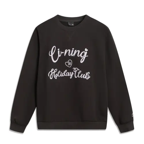 Li Ning Sports Life Collection Sweatshirt Women's Dark Chocolate Umber