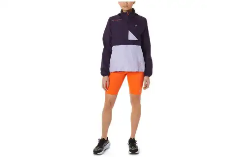 ASICS FUJITRAIL Jackets Women's Blue Turtleneck Moderate Other