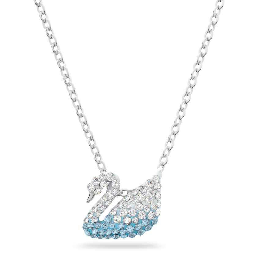 Swarovski Сваровски Лебедь синий Градиентное лебедь (маленькое) Романтичное и женственное колье женский голубой