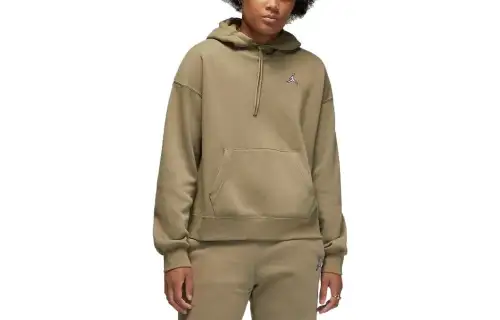 Jordan Sweatshirts Women's Khaki Hooded Moderate Other