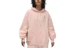 Jordan Flight Sweatshirts Women's Oxford Pink Hooded Moderate Regular