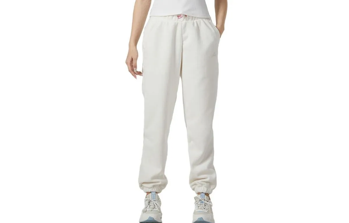 Adidas Casual Pants Women's White Moderate Cuffed Pants