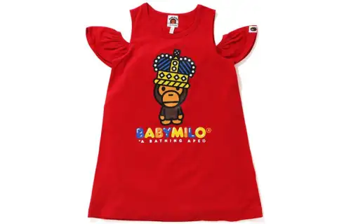 A BATHING APE Dress, children's girl's skirt, print