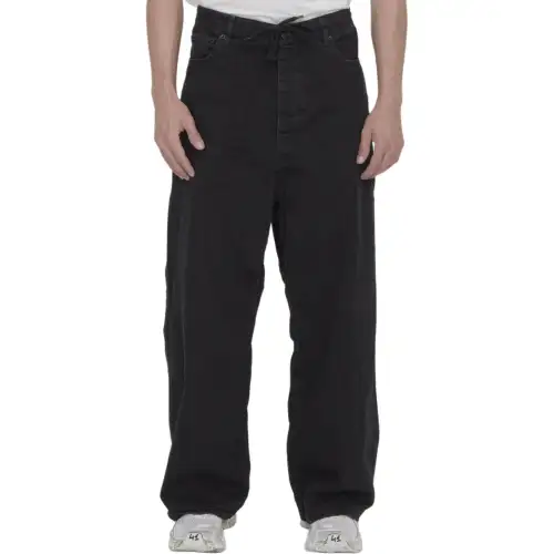 Balenciaga Jeans, Loose Fit Men's Black
