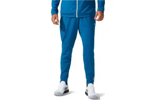 ASICS Knitted Sweatpants Men's Blue Moderate Cuffed Pants