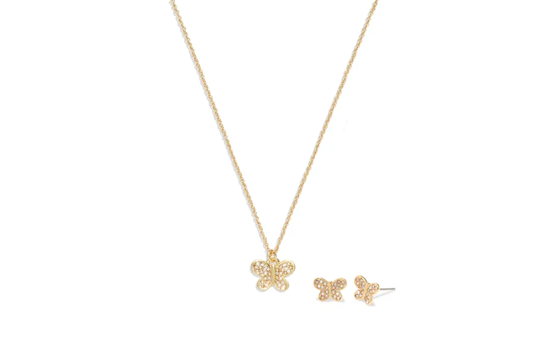 COACH Glass Pearl Necklaces Women's Gold